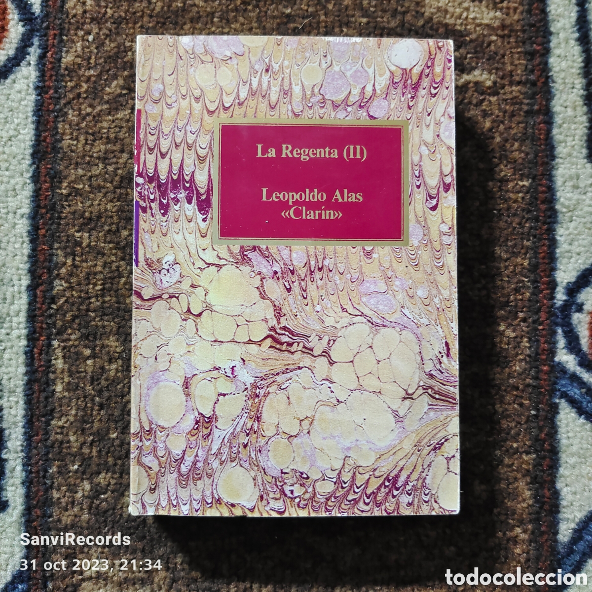 Libros de segunda mano: LA REGENTA II (LEOPOLDO ALAS CLAR&Iacute;N) - Foto 1