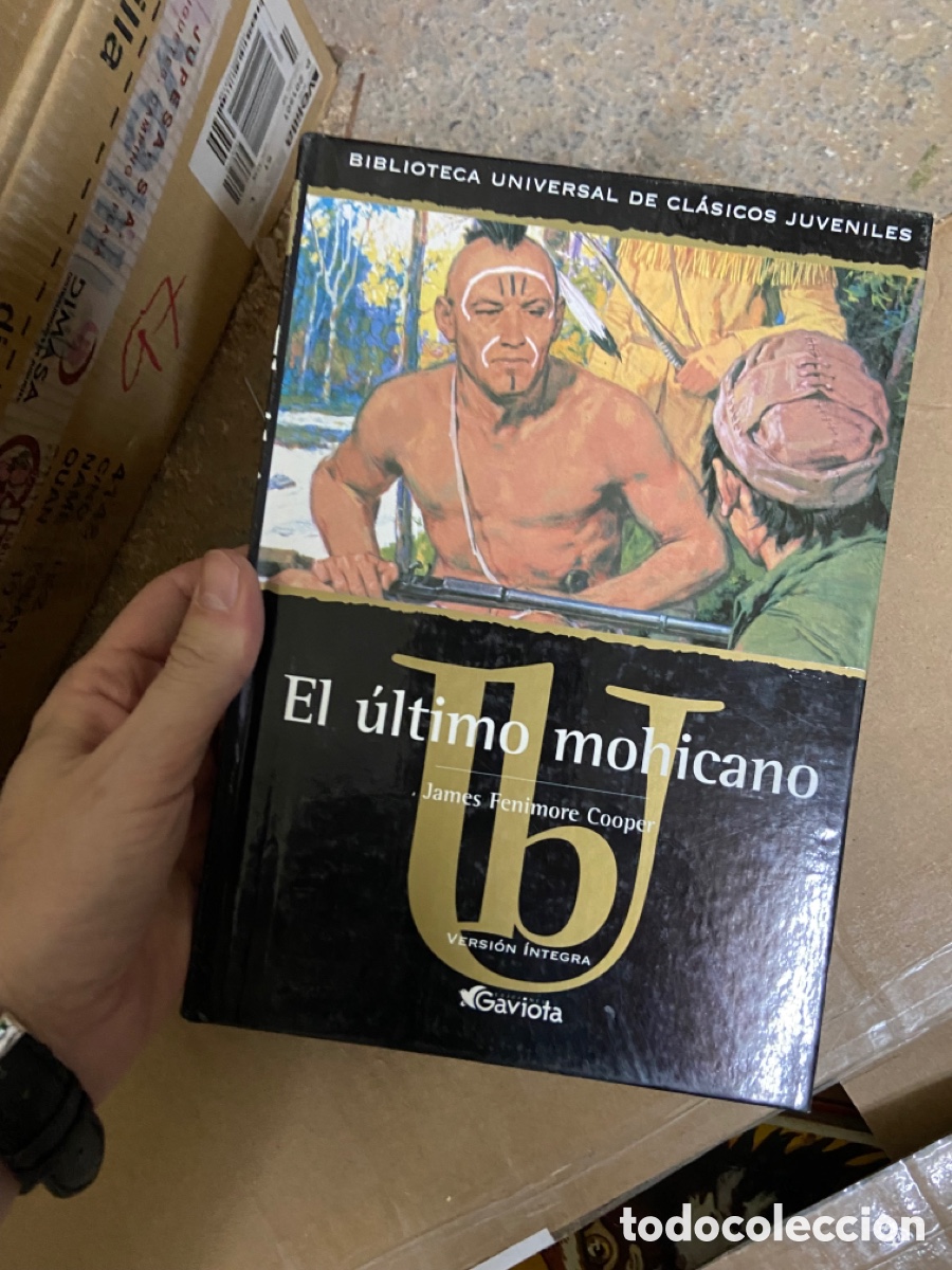 Libros de segunda mano: Caja97 El &uacute;ltimo mohicano . Rueda. James Fenimore Cooper - Foto 1