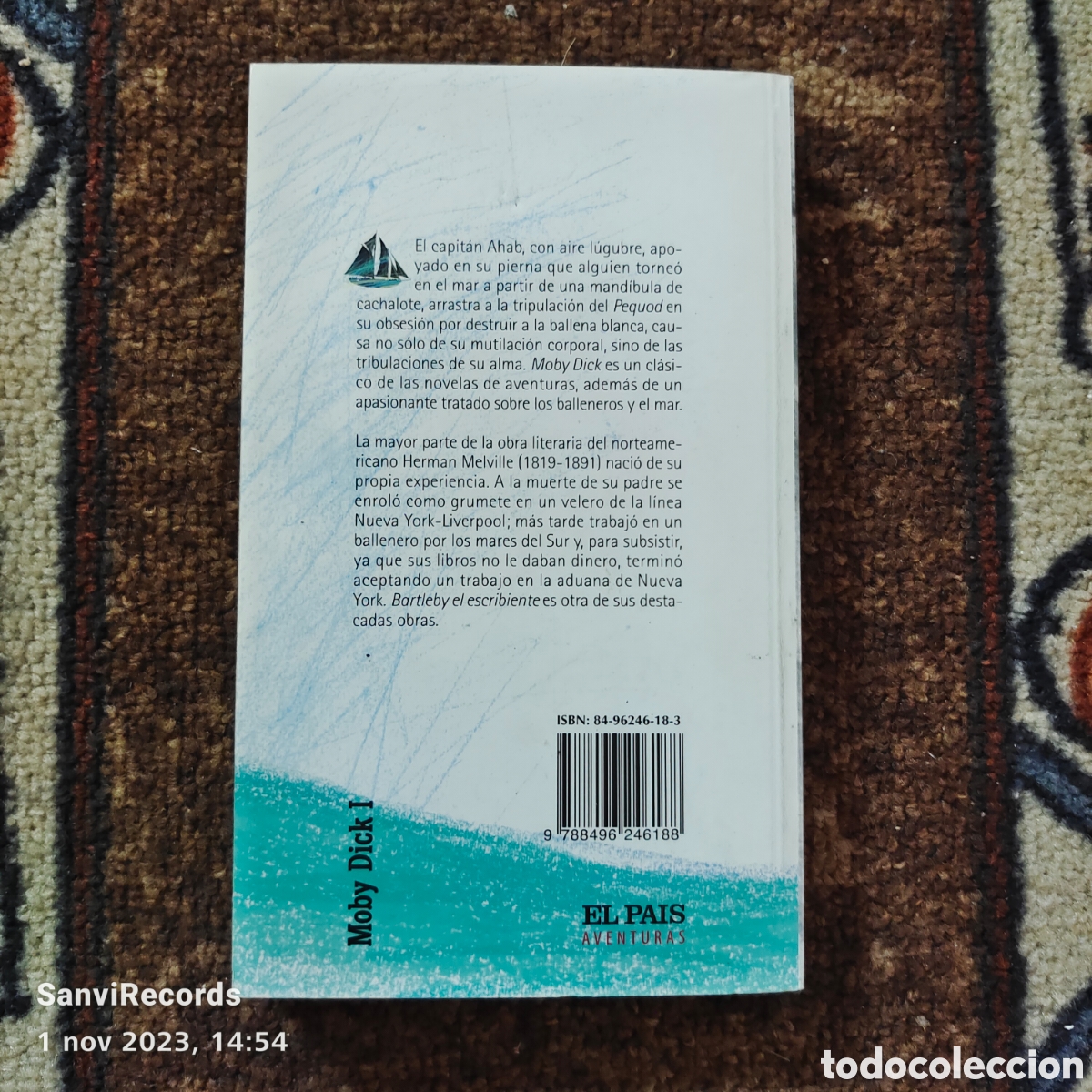 Libros de segunda mano: MOBY DICK I (HERMAN MELVILLE) (EL PA&Iacute;S, AVENTURAS) - Foto 2