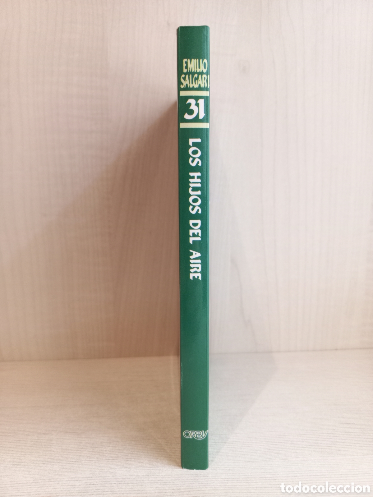 Libros de segunda mano: Los hijos del aire. Emilio Salgari. Ediciones Orbis, 1987. Ilustrado. - Foto 2