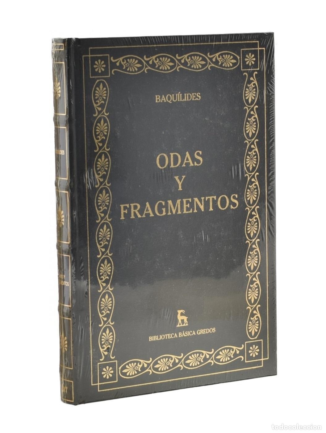 Libros de segunda mano: ODAS Y FRAGMENTOS - BAQU&Iacute;LIDES - Foto 1
