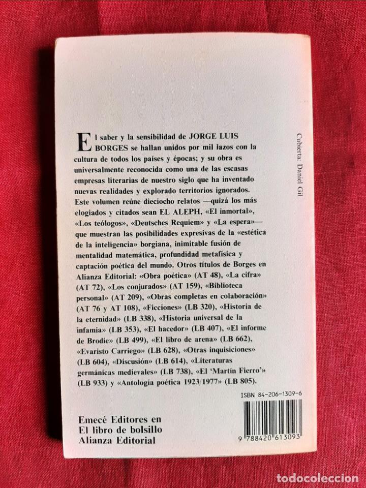 Libros de segunda mano: El Aleph - Borges, Jorge Luis - Foto 2