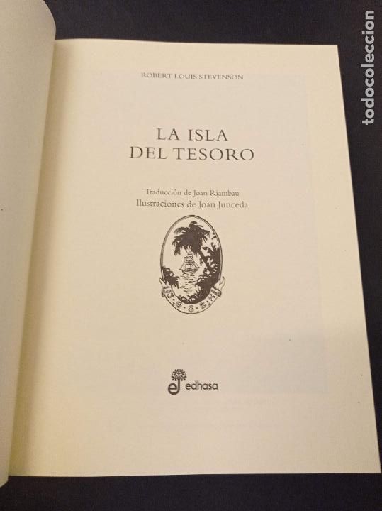 Libros de segunda mano: 2003 - ROBERT LOUIS STEVENSON. La isla del tesoro. Ilustraciones de Joan Junceda - Foto 3