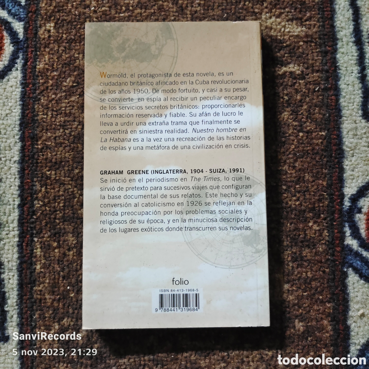 Libros de segunda mano: NUESTRO HOMBRE DE LA HABANA (GRAHAM GREENE) (FOLIO) - Foto 2