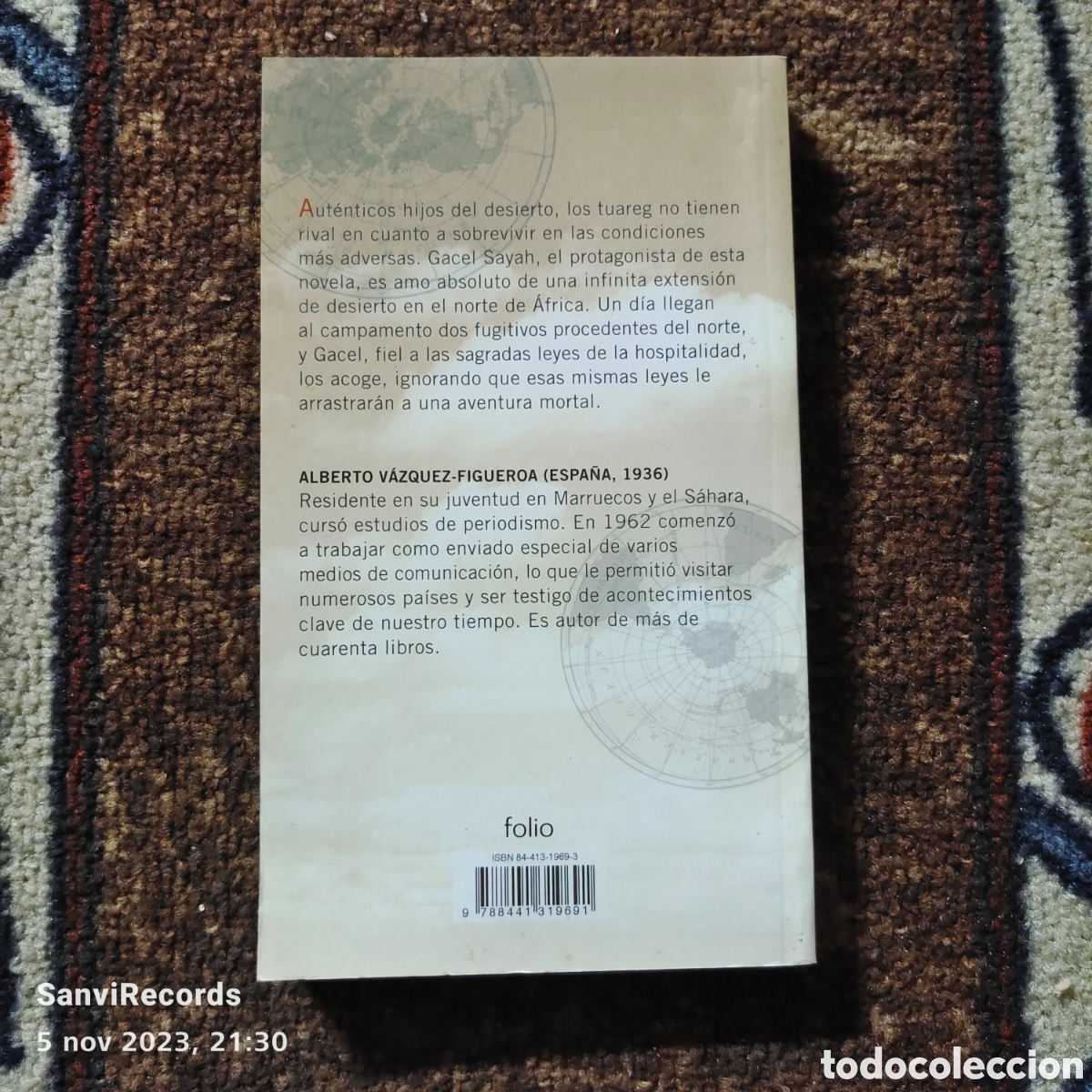 Libros de segunda mano: TUAREG (ALBERTO V&Aacute;ZQUEZ-FIGUEROA) (FOLIO) - Foto 2