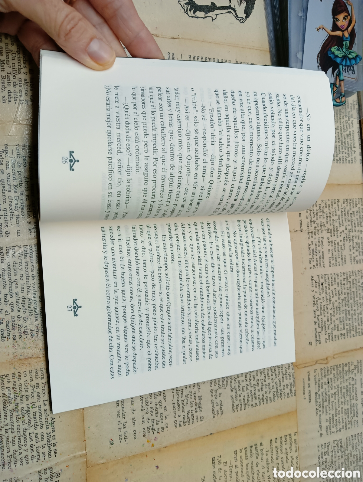 Libros de segunda mano: Don Quijote de la Mancha. Andr&eacute;s Amor&oacute;s. - Foto 3