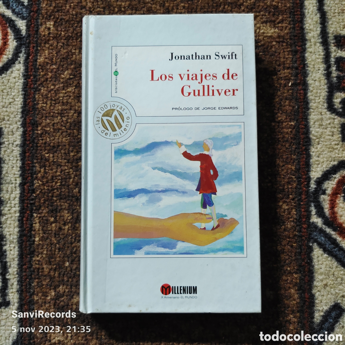 Libros de segunda mano: LOS VIAJES DE GULLIVER (JONATHAN SWIFT) (MILLENIUM, BIBLIOTECA EL MUNDO) - Foto 1