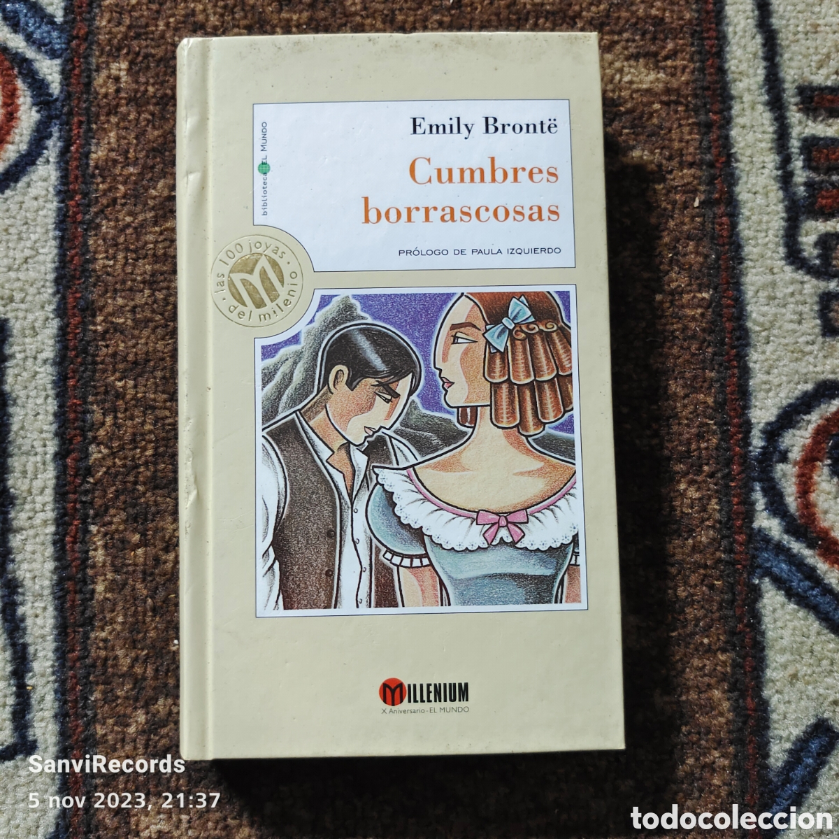 Libros de segunda mano: CUMBRES BORRASCOSAS (EMILY BRONT&Euml;) (MILLENIUM, BIBLIOTECA EL MUNDO) - Foto 1