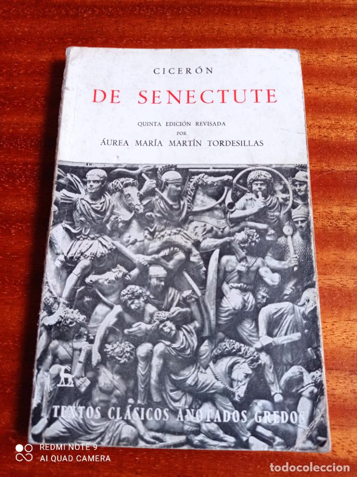 Libros de segunda mano: Cicer&oacute;n de Senectute - Foto 1