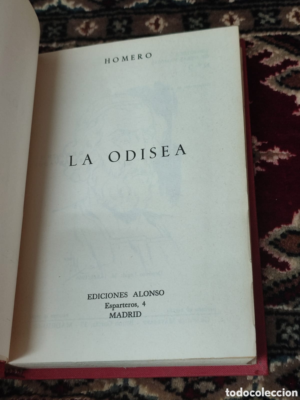Libros de segunda mano: La Odisea Homero Ediciones Alonso // ilustrado - Foto 6