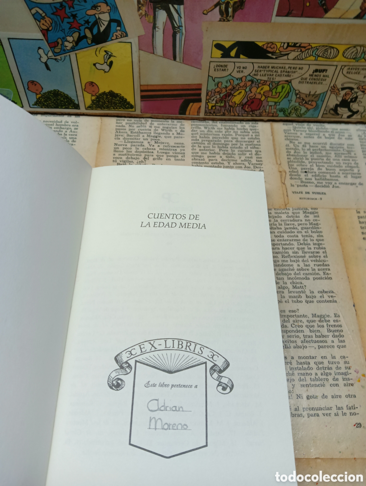 Libros de segunda mano: Cuentos de la Edad media. - Foto 2