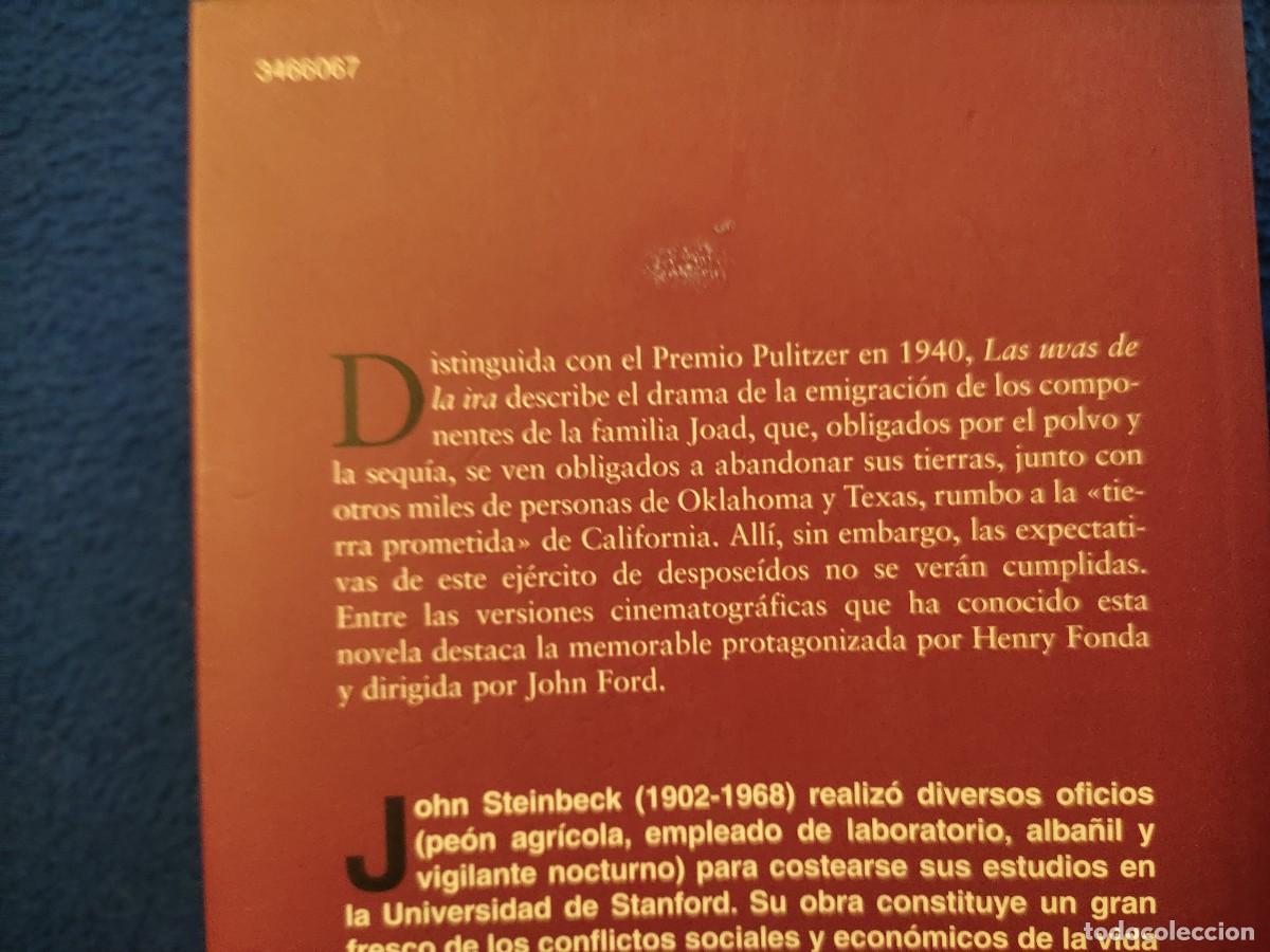 Libros de segunda mano: Las Uvas de la Ira John Steinbeck Alianza Editorial 2009 - Foto 4