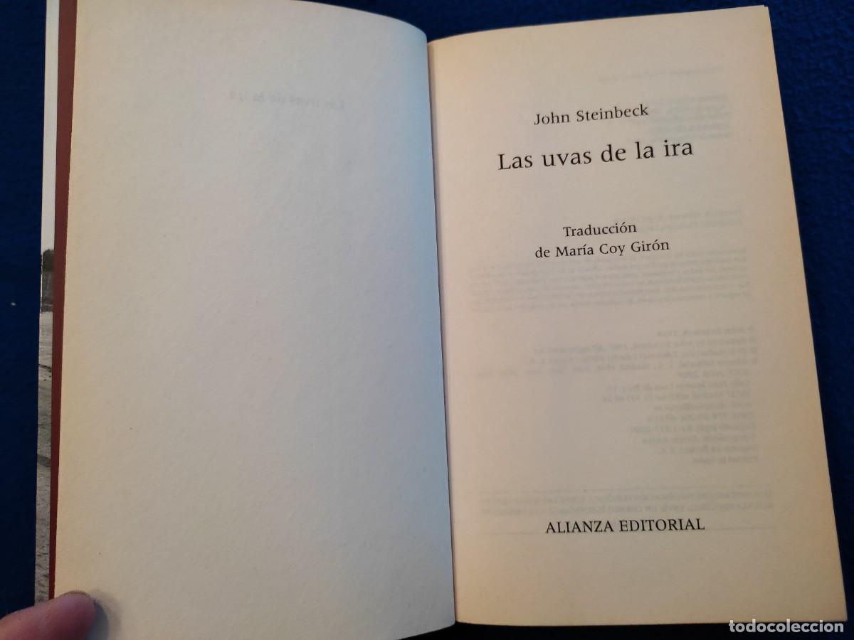 Libros de segunda mano: Las Uvas de la Ira John Steinbeck Alianza Editorial 2009 - Foto 6
