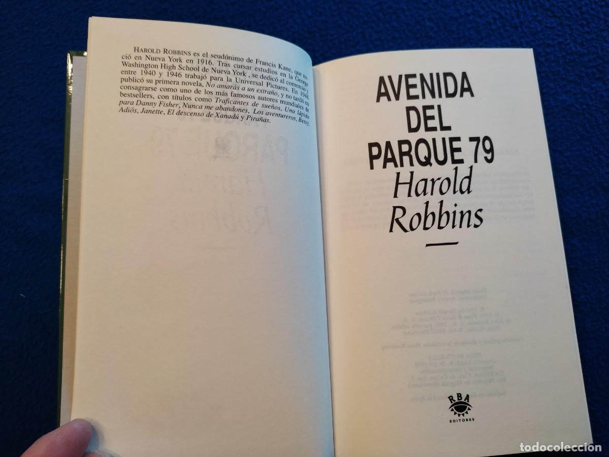 Libros de segunda mano: Avenida del Parque 79 Harold Robbins RBA Editores 1993 - Foto 5