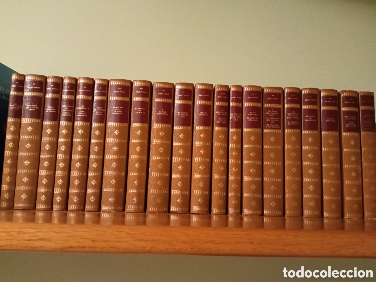 Libros de segunda mano: Colecci&oacute;n cl&aacute;sicos Julio Verne - Foto 2