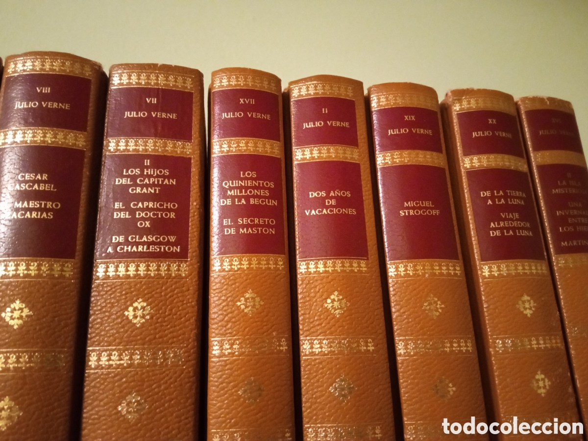 Libros de segunda mano: Colecci&oacute;n cl&aacute;sicos Julio Verne - Foto 3