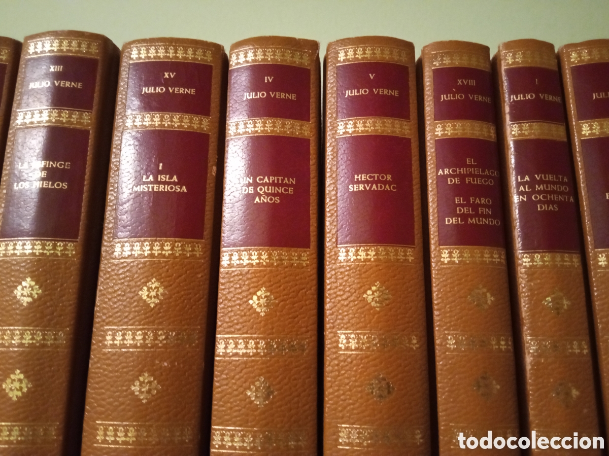 Libros de segunda mano: Colecci&oacute;n cl&aacute;sicos Julio Verne - Foto 4