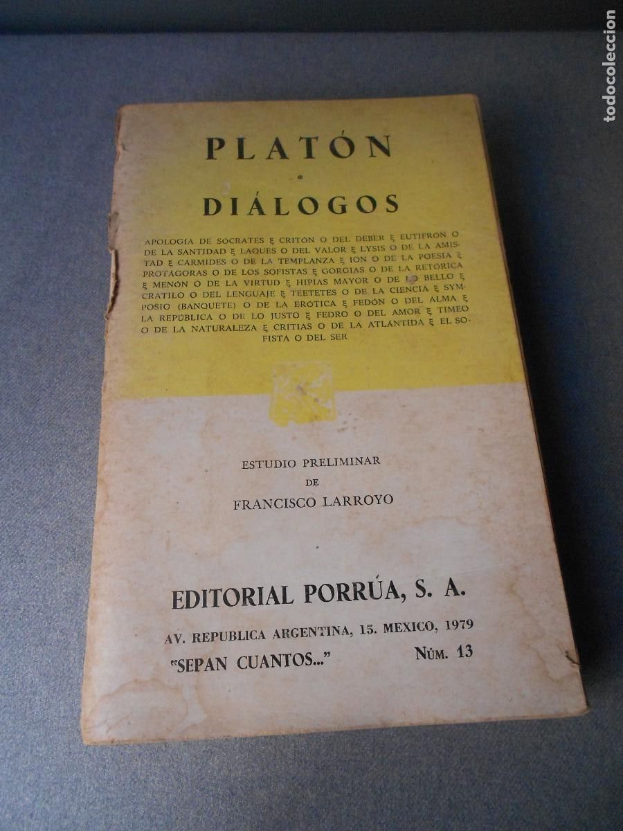 Libros de segunda mano: PLATON. DIALOGOS - Foto 1