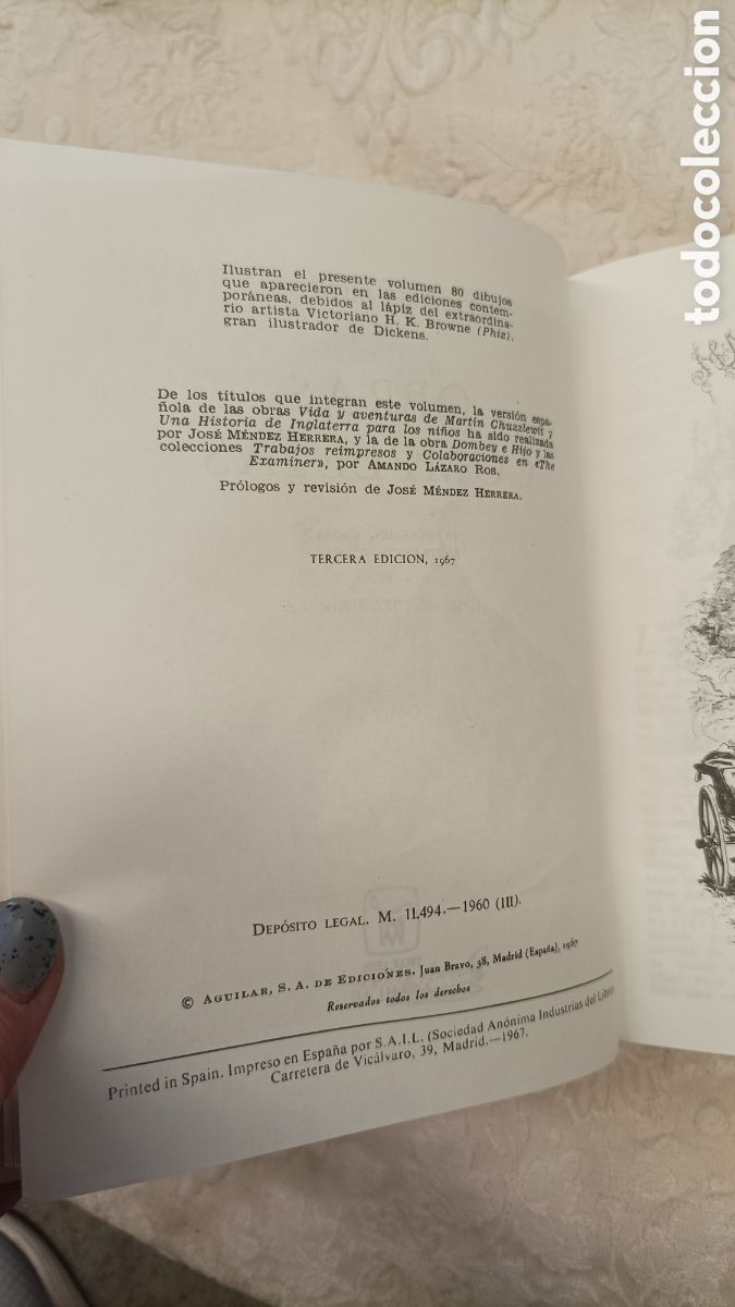 Libros de segunda mano: Charles Dickens Obras completas III Aguilar - Foto 6