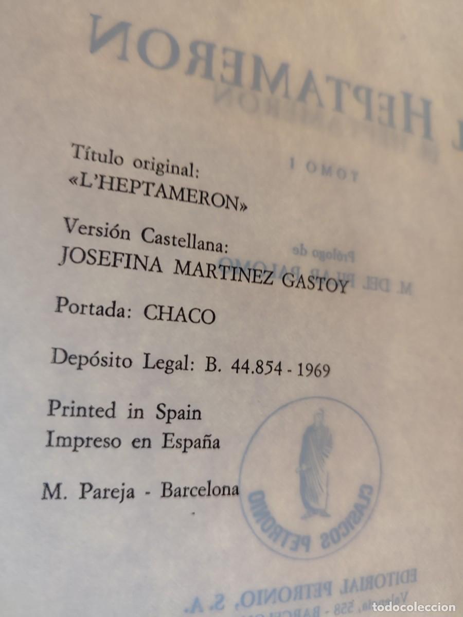Libros de segunda mano: EL HEPTAMERON - Foto 3