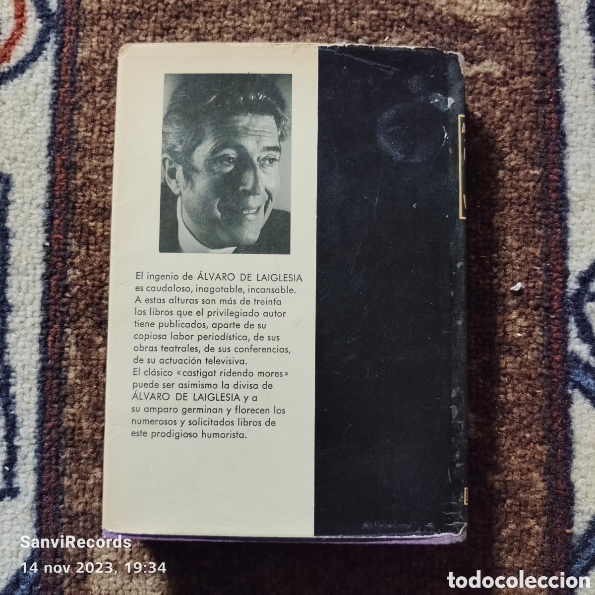 Libros de segunda mano: CON AMOR Y SIN VERG&Uuml;ENZA (&Aacute;LVARO DE LAIGLESIA) - Foto 2
