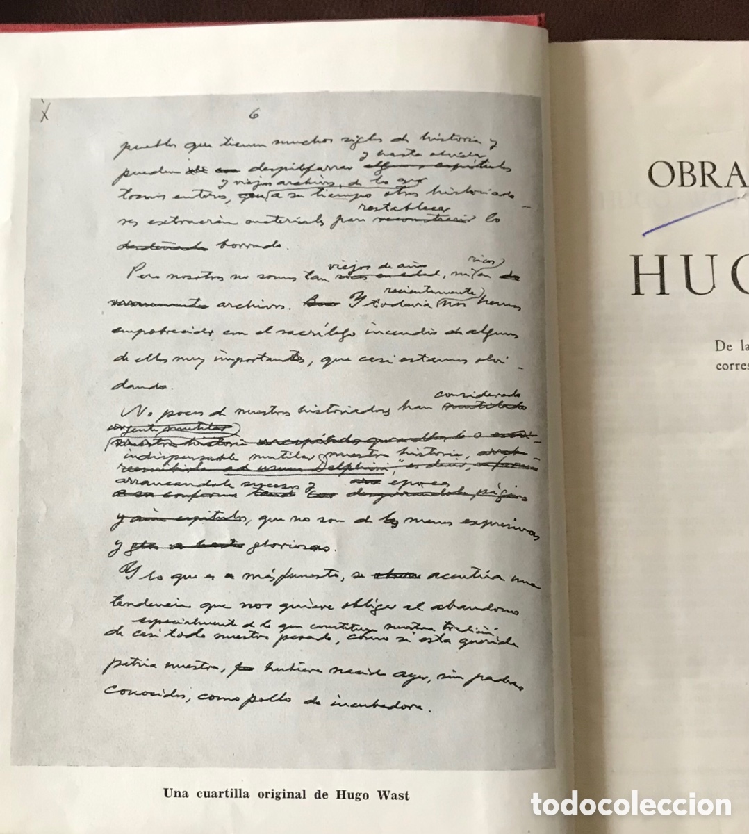 Libros de segunda mano: Obras completas de Hugo Wast. 2 tomos. Ediciones Fax. 1956. - Foto 8