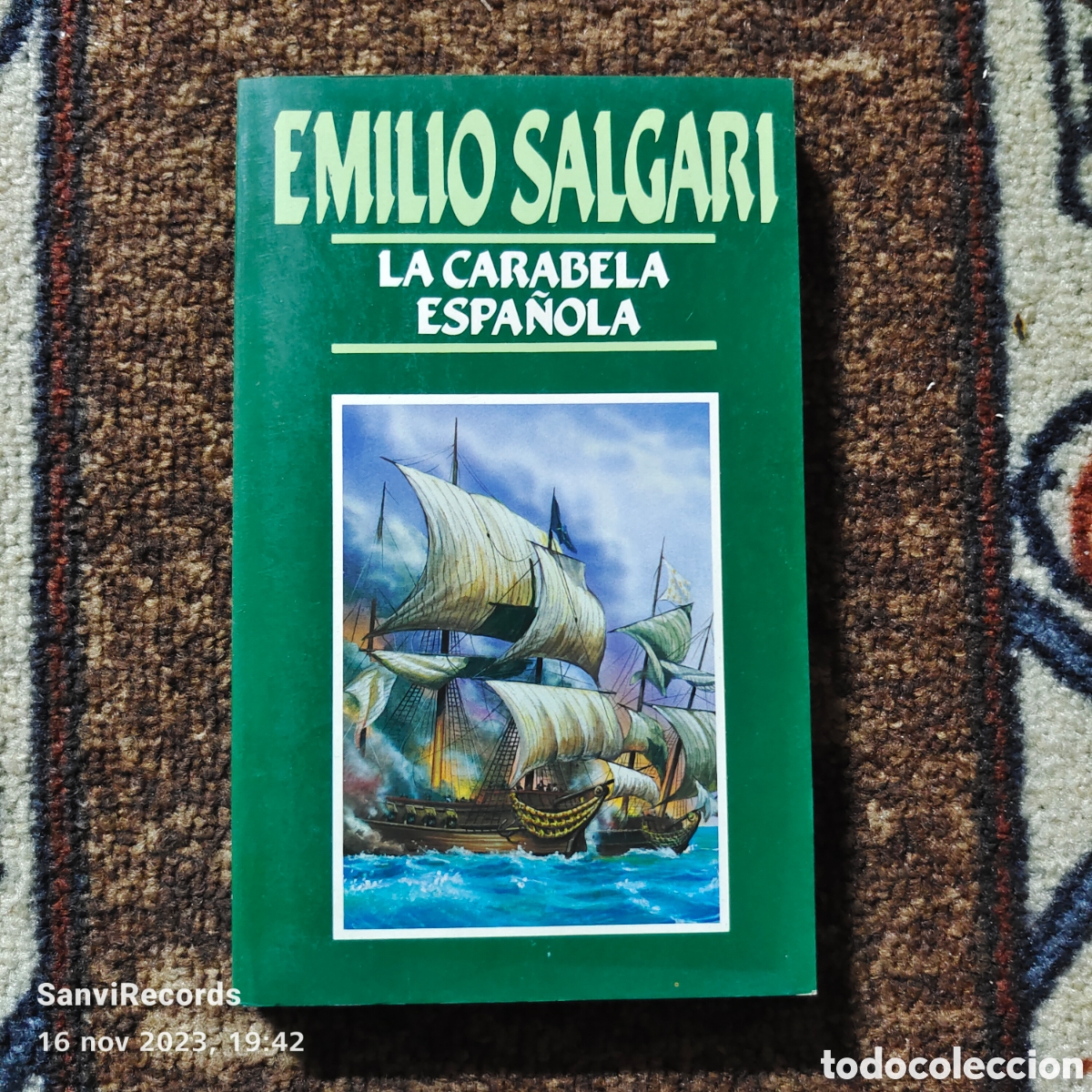 Libros de segunda mano: LA CARABELA ESPA&Ntilde;OLA (EMILIO SALGARI) - Foto 1