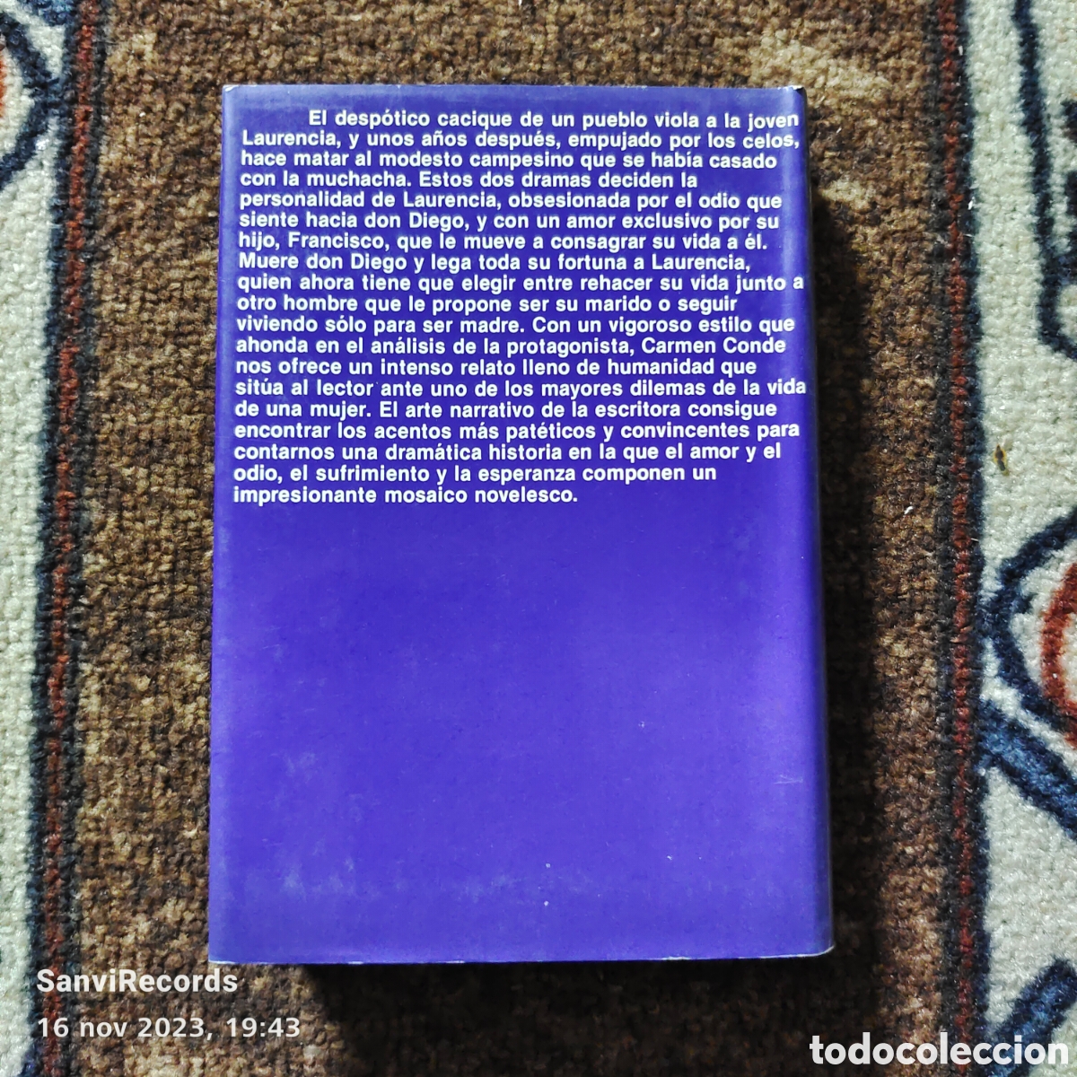 Libros de segunda mano: SOY LA MADRE (CARMEN CONDE) (PLANETA) - Foto 2