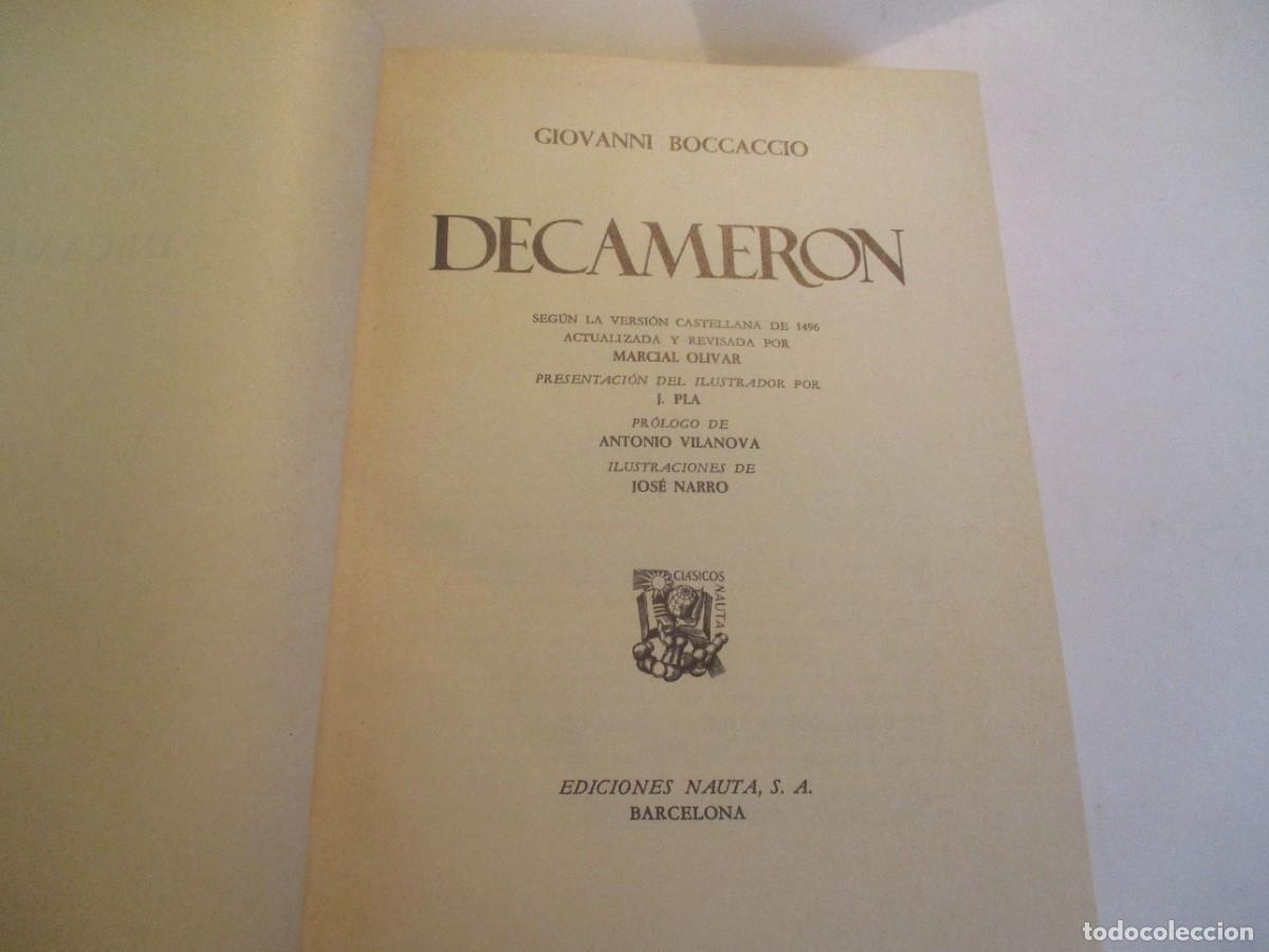 Libros de segunda mano: GIOVANNI BOCCACCIO Decameron W23850 - Foto 3