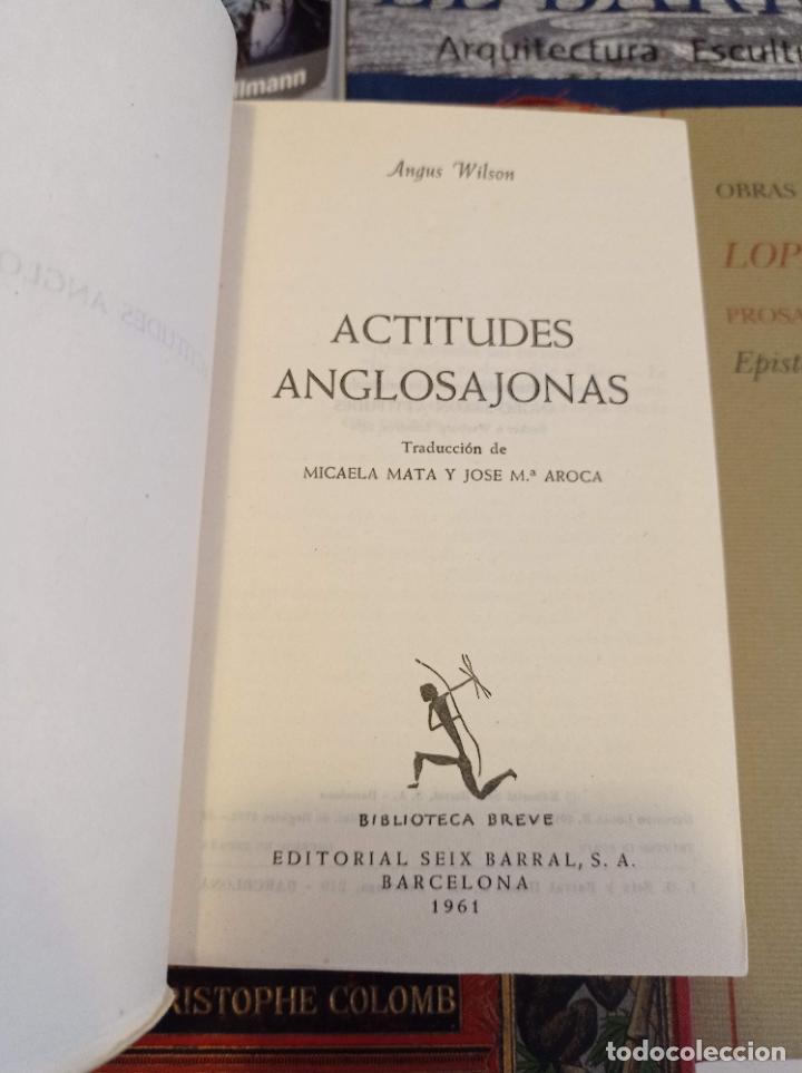 Libros de segunda mano: 1961 - ANGUS WILSON. Actitudes Anglosajonas - Foto 2