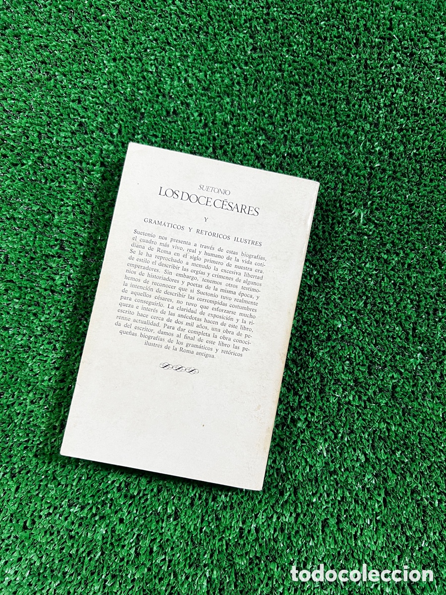 Libros de segunda mano: Los doce C&eacute;sares - Suetonio - Foto 3