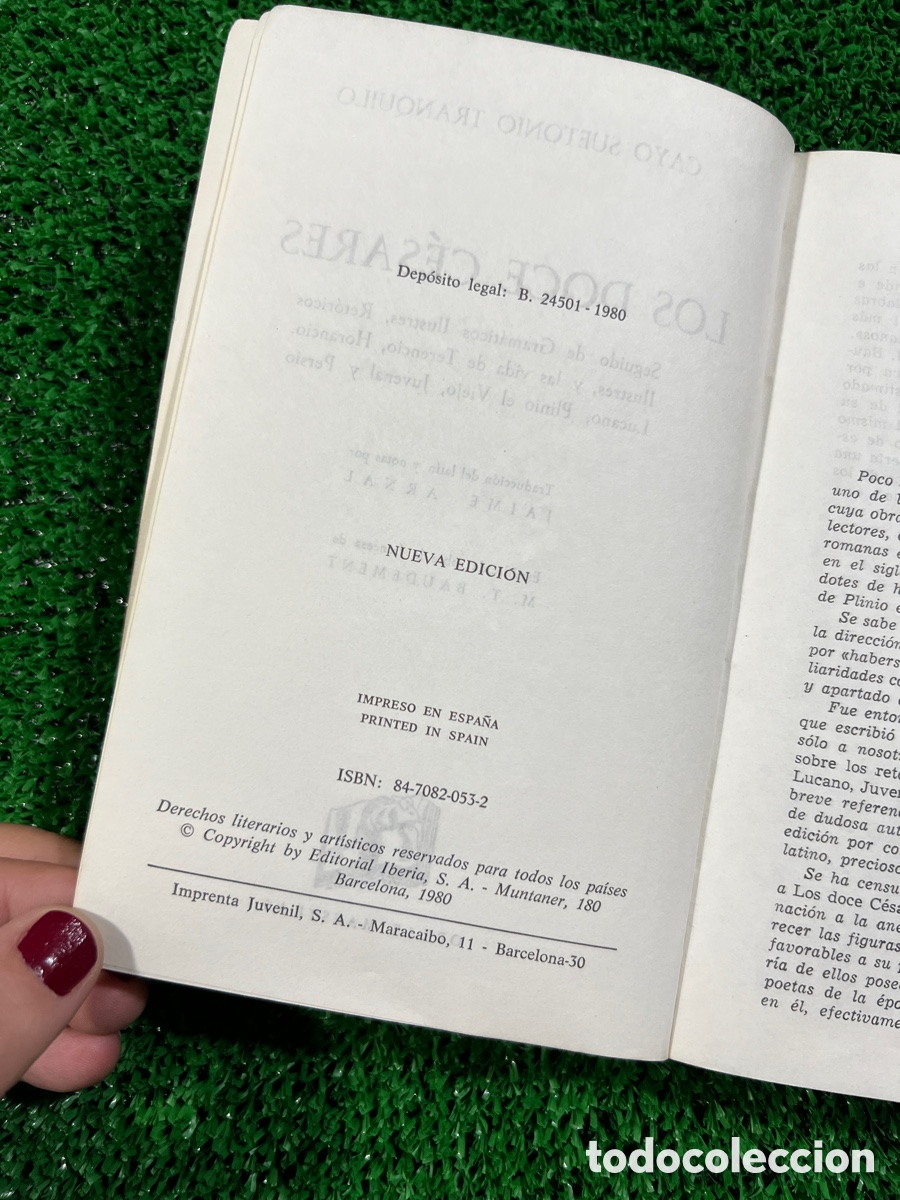 Libros de segunda mano: Los doce C&eacute;sares - Suetonio - Foto 5