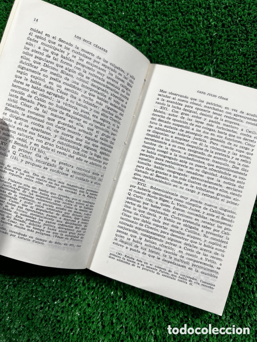 Libros de segunda mano: Los doce C&eacute;sares - Suetonio - Foto 10