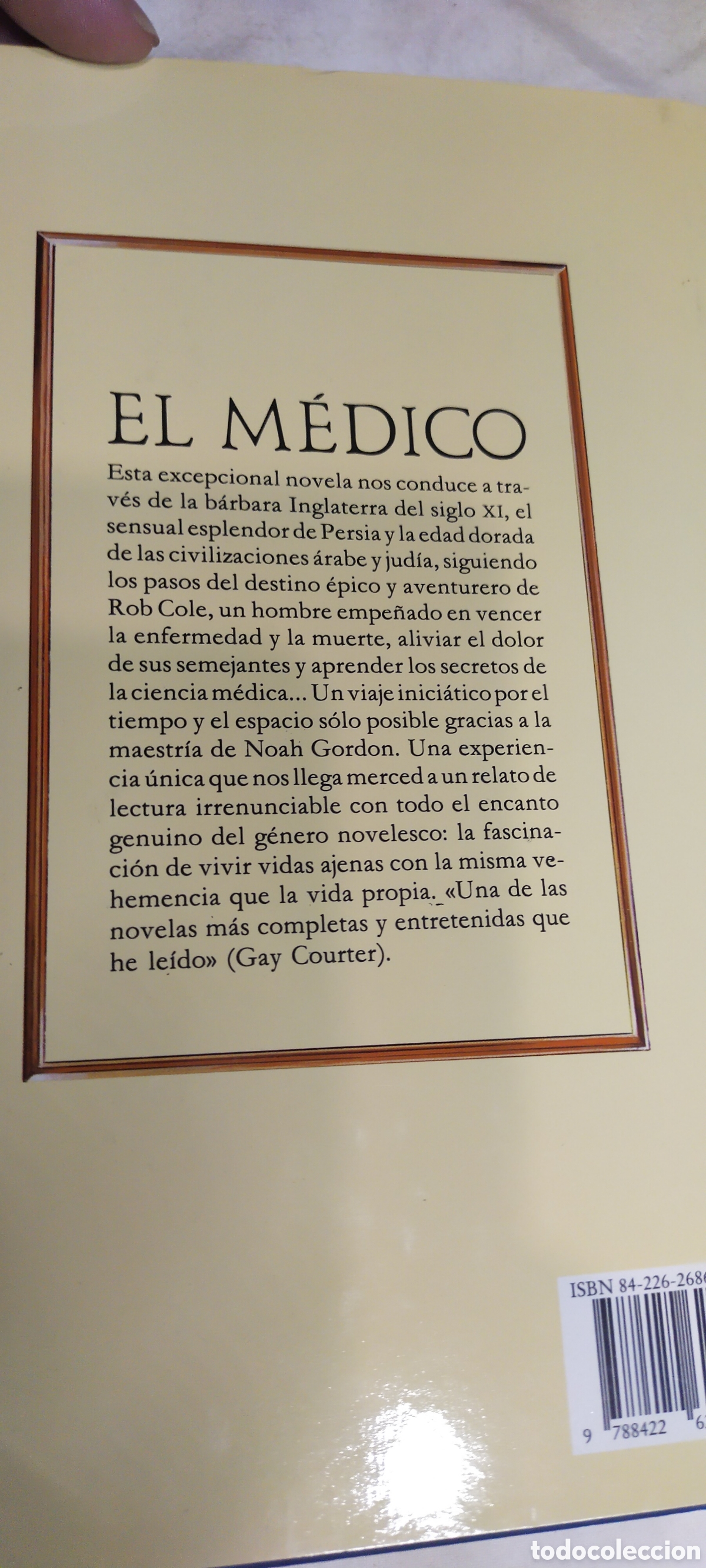 Libros de segunda mano: El m&eacute;dico. Noah Gordon. C&iacute;rculo de lectores - Foto 3