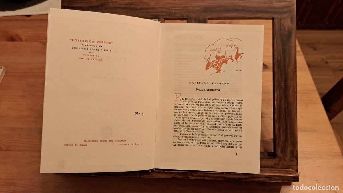 Libros de segunda mano: Las CUATRO PLUMAS / A.E.W. MASON - Foto 3