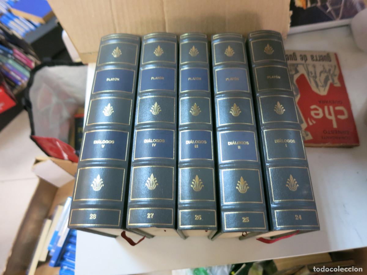 Libros de segunda mano: DIALOGOS PLATON 5 TOMOS DEL I AL V 24 25 26 27 28
