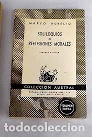 Libros de segunda mano: Soliloquios o reflexiones morales Marco Aurelio - Foto 1