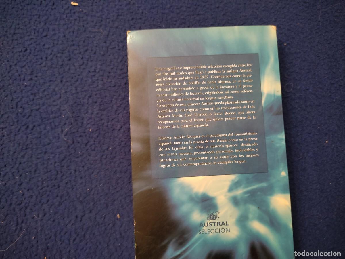 Libros de segunda mano: Leyendas Gustavo A. Becquer Ed. Espasa Selecci&oacute;n Austral - Foto 3