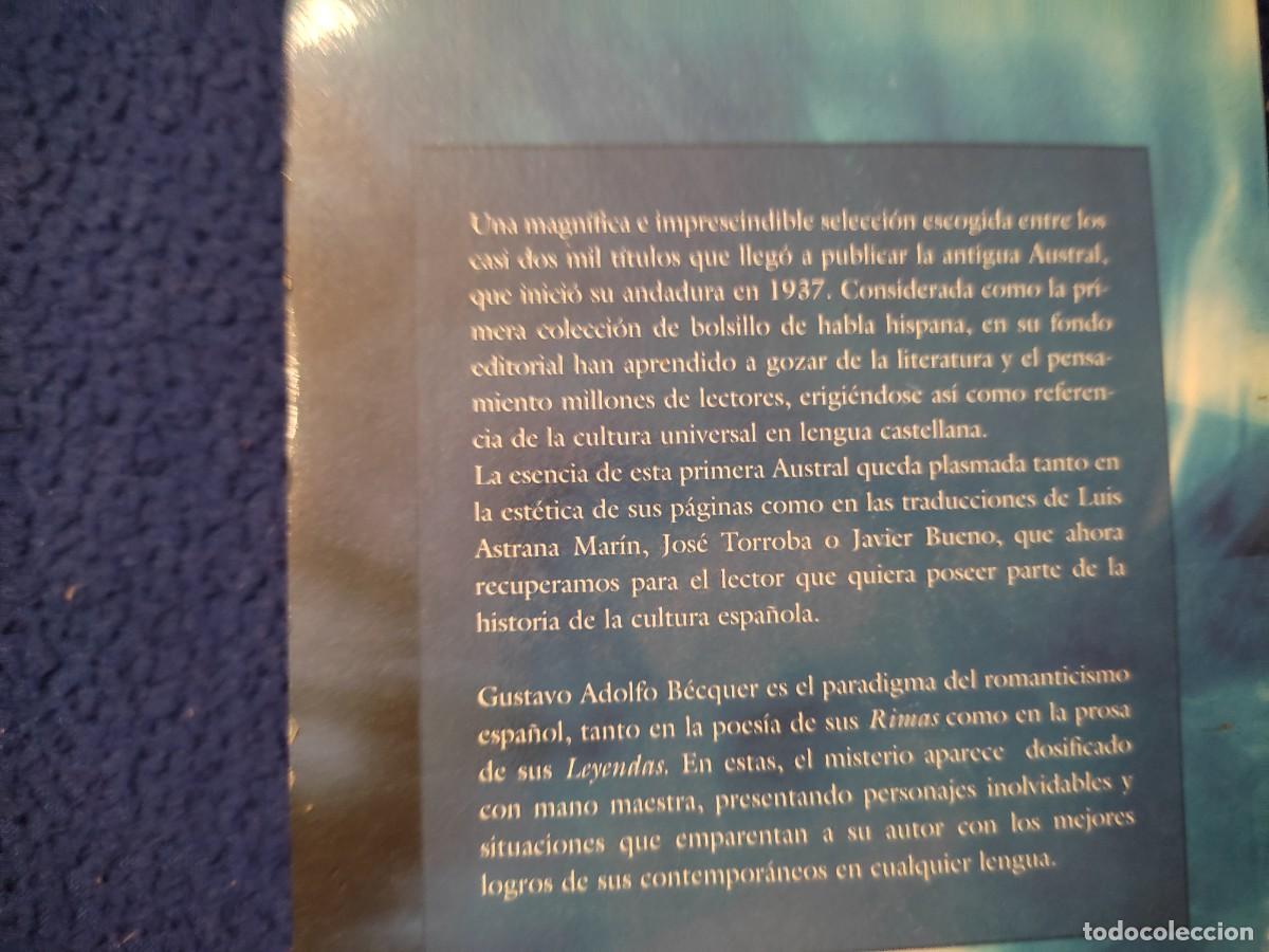 Libros de segunda mano: Leyendas Gustavo A. Becquer Ed. Espasa Selecci&oacute;n Austral - Foto 4