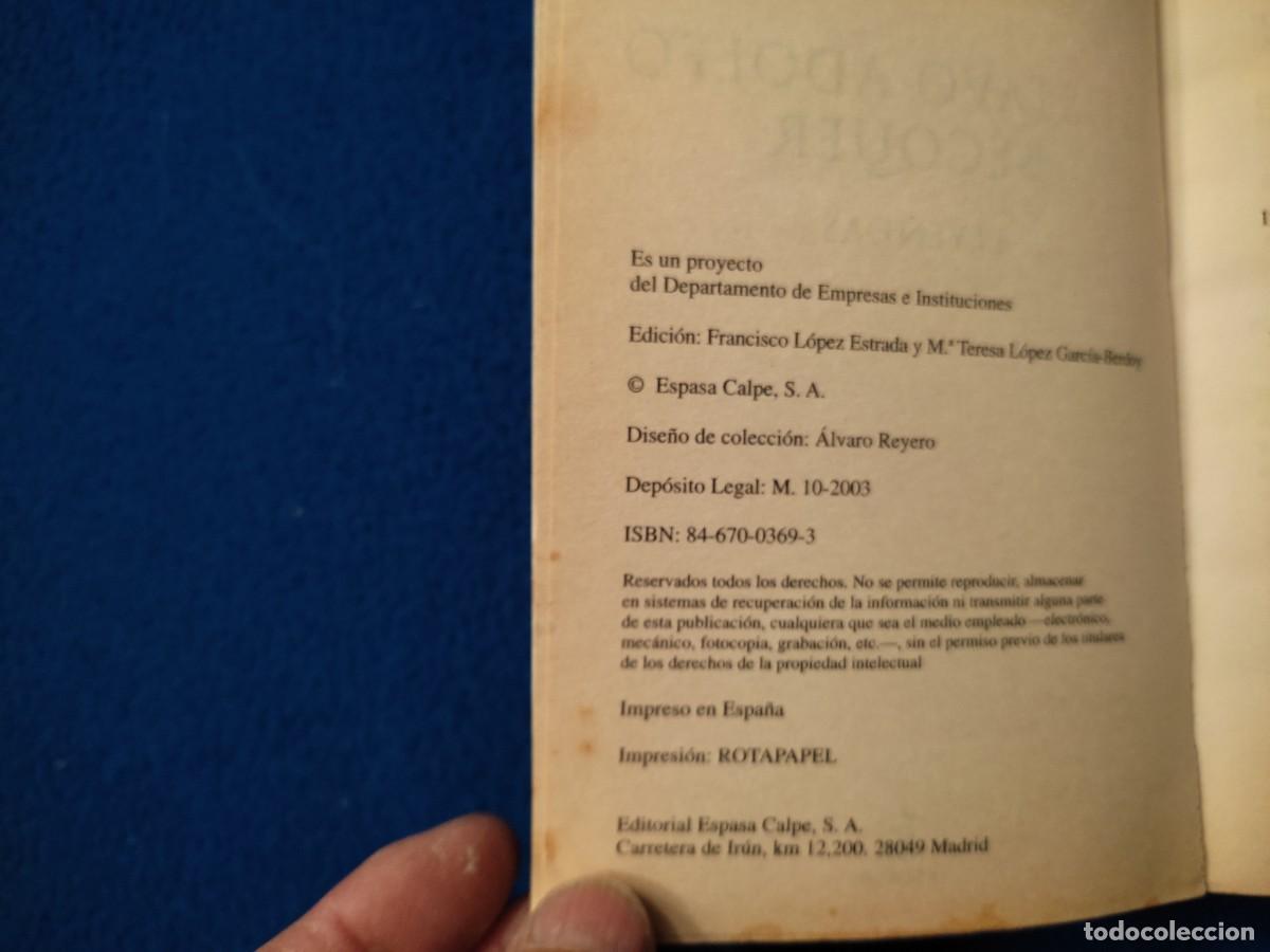 Libros de segunda mano: Leyendas Gustavo A. Becquer Ed. Espasa Selecci&oacute;n Austral - Foto 6