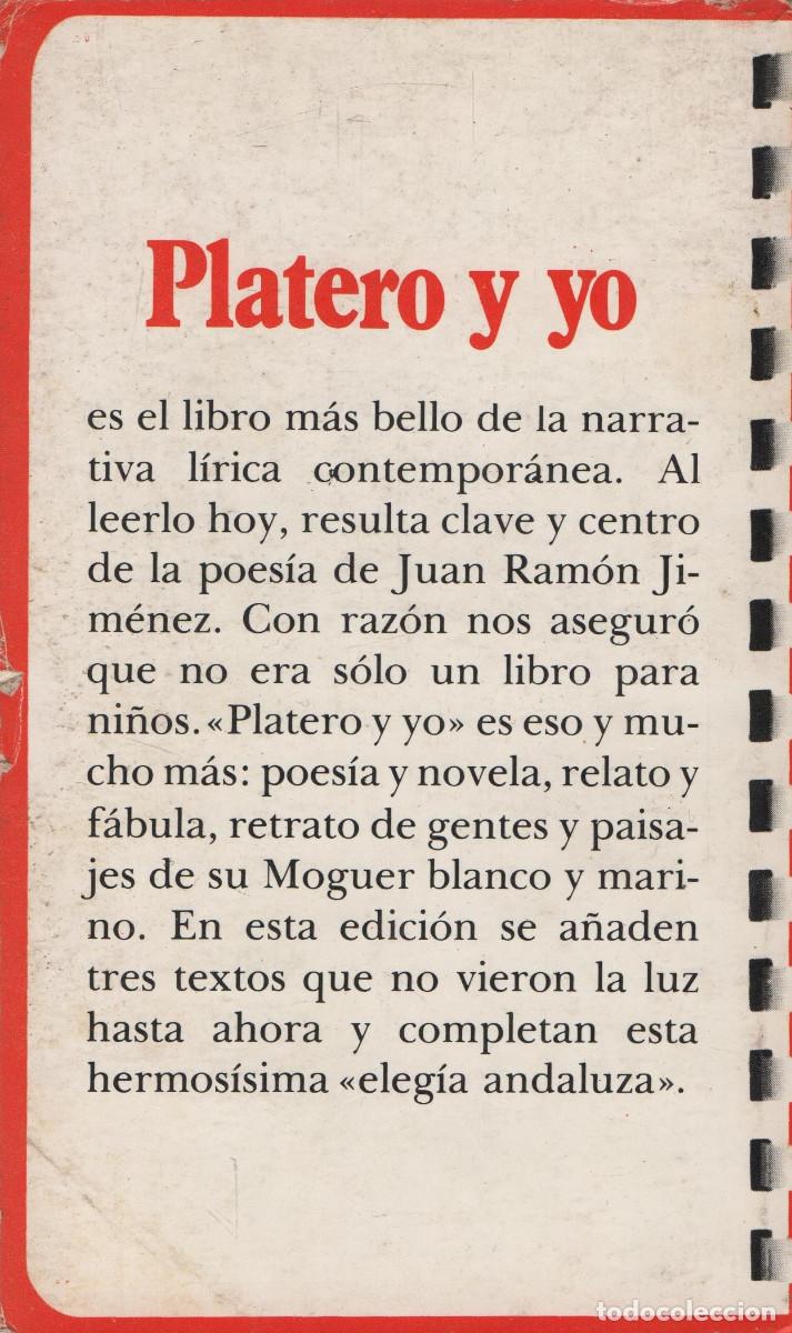 Libros de segunda mano: Platero y yo. Juan Ram&oacute;n Jim&eacute;nez. Taurus. 1976. - Foto 2