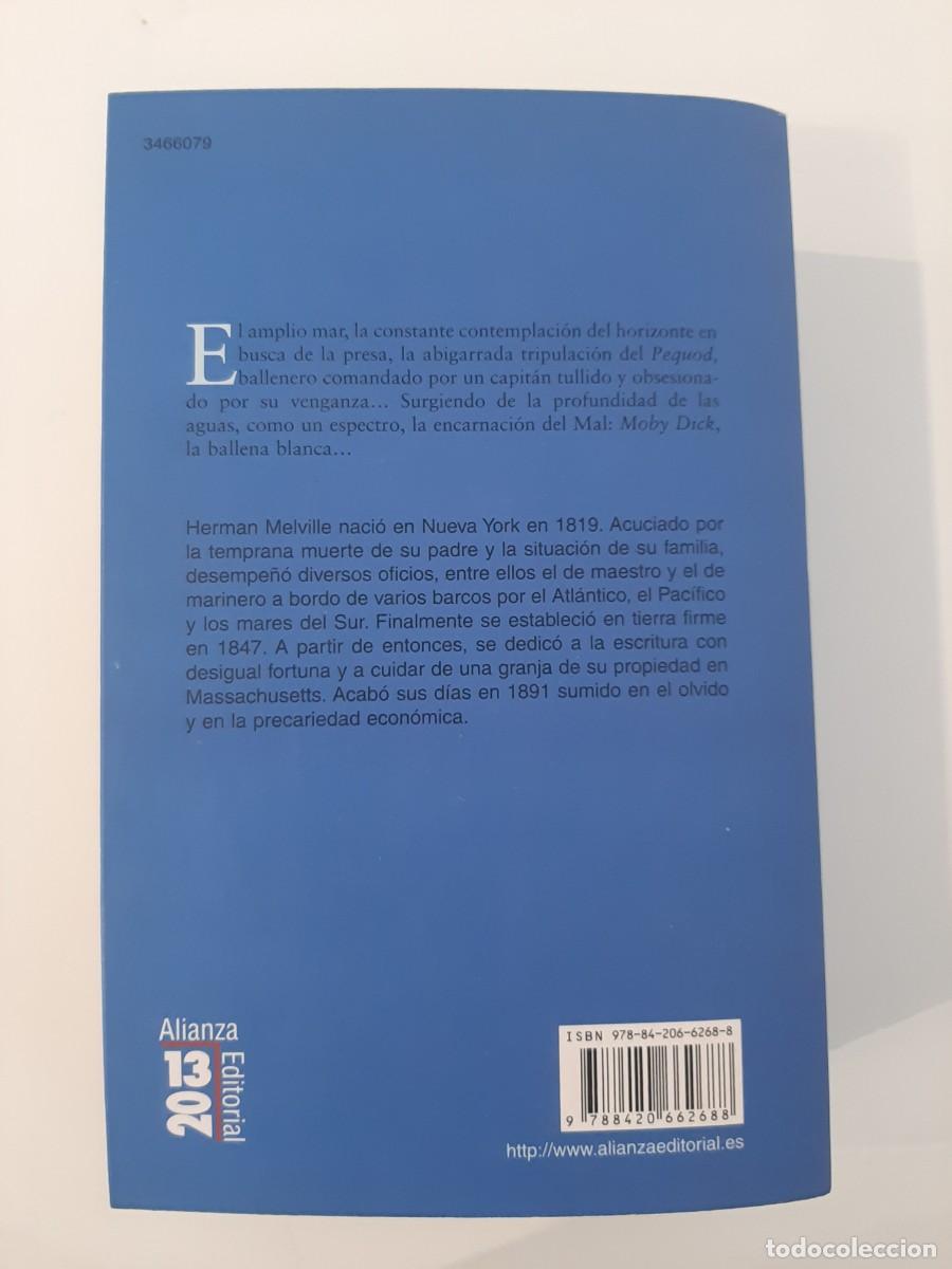 Libros de segunda mano: MOBY DICK. HERMAN MELVILLE. ALIANZA EDITORIAL. 2009 - Foto 3