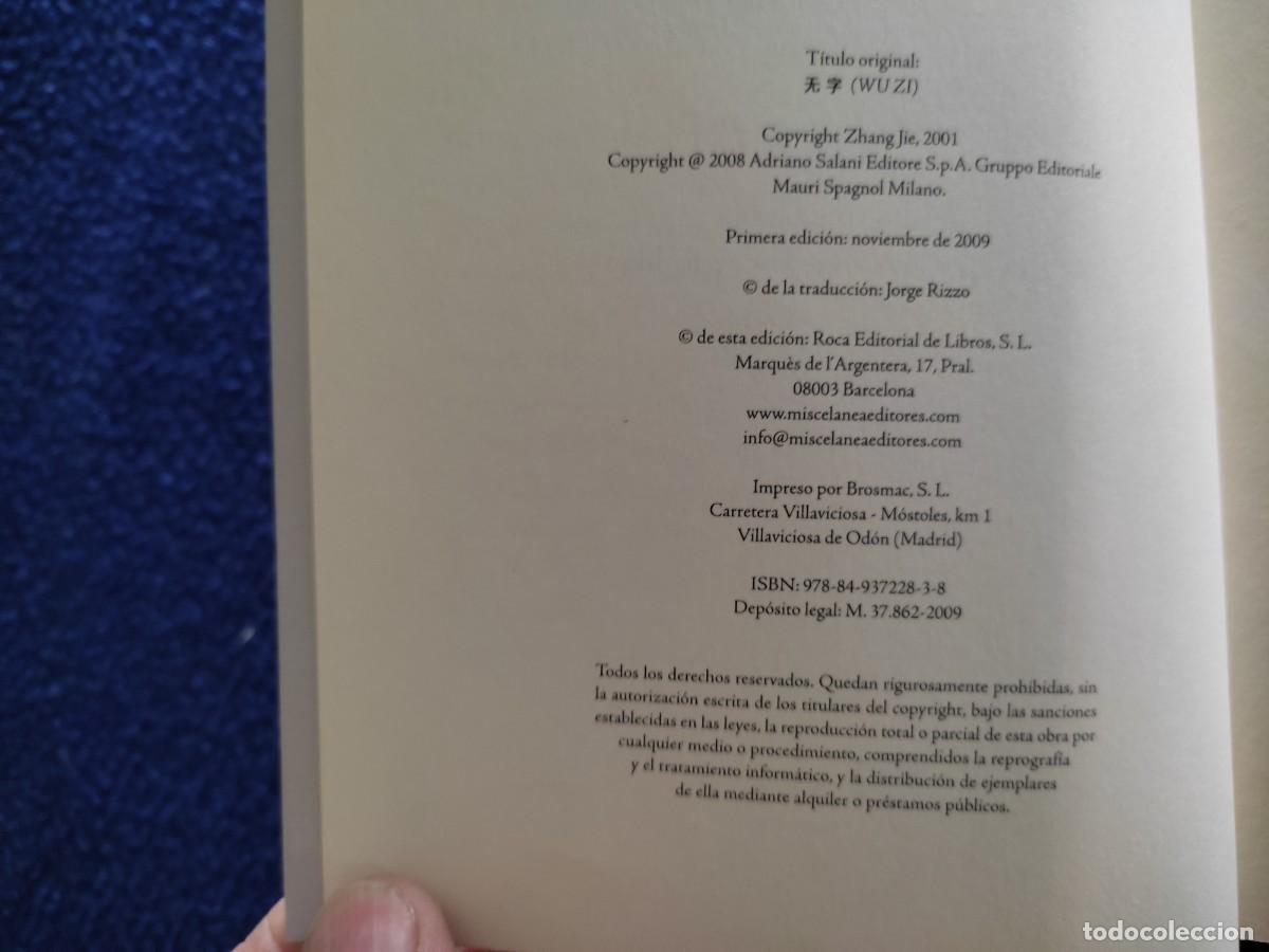 Libros de segunda mano: Faltan Palabras Zhang Jie Ed. Roca 2009 - Foto 6