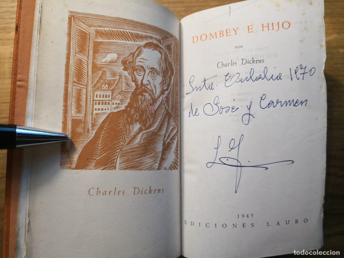 Libros de segunda mano: Charles Dickens. Dombey e Hijo. Editorial Lauro1945 - Foto 4