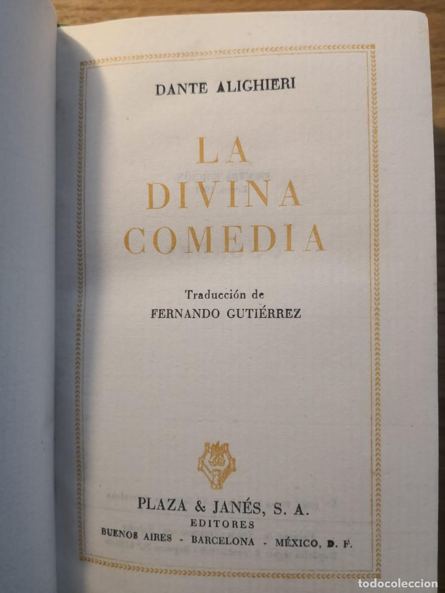 Libros de segunda mano: Dante Alighieri. La Divina Comedia. Primera Edici&oacute;n - Foto 4