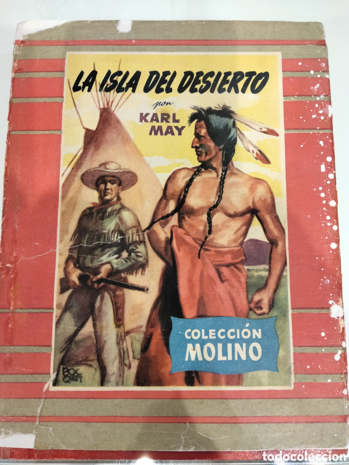 Libros de segunda mano: La isla del desierto - Karl May - Foto 1