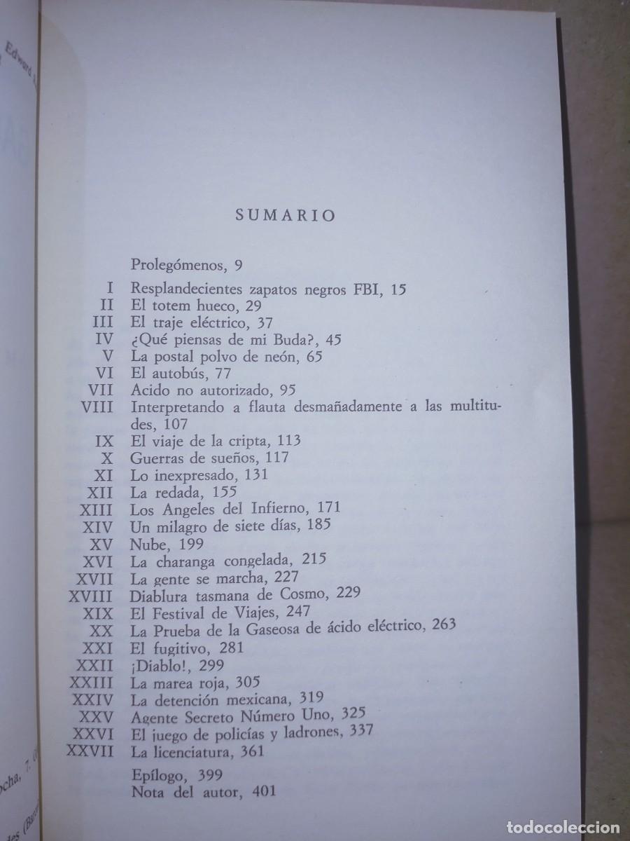 Libros de segunda mano: TOM WOLFE. GASEOSA DE &Aacute;CIDO EL&Eacute;CTRICO .J&Uacute;CAR - Foto 2