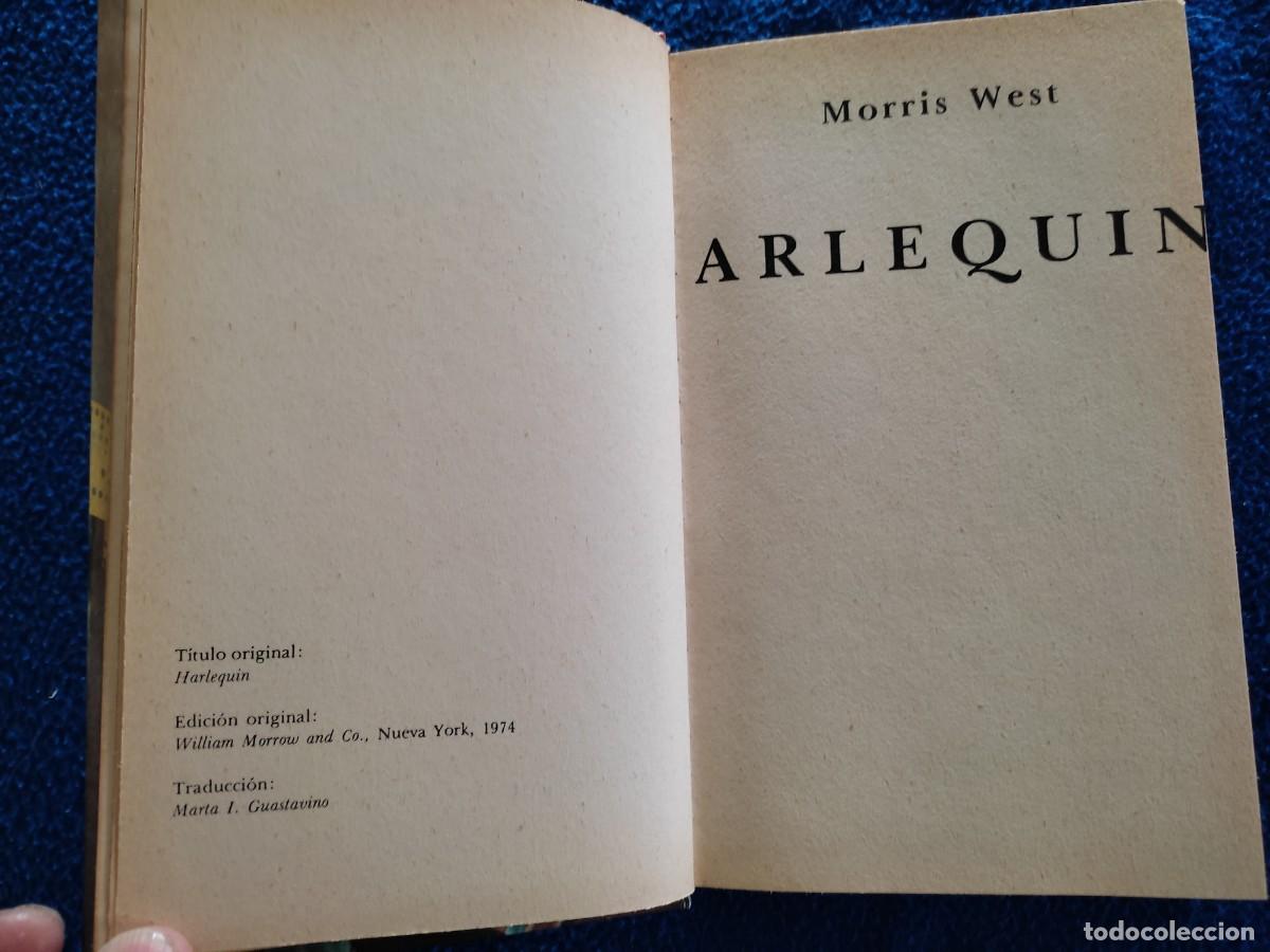 Libros de segunda mano: Arlequin Morris West Editorial Pomaire 1975 - Foto 4