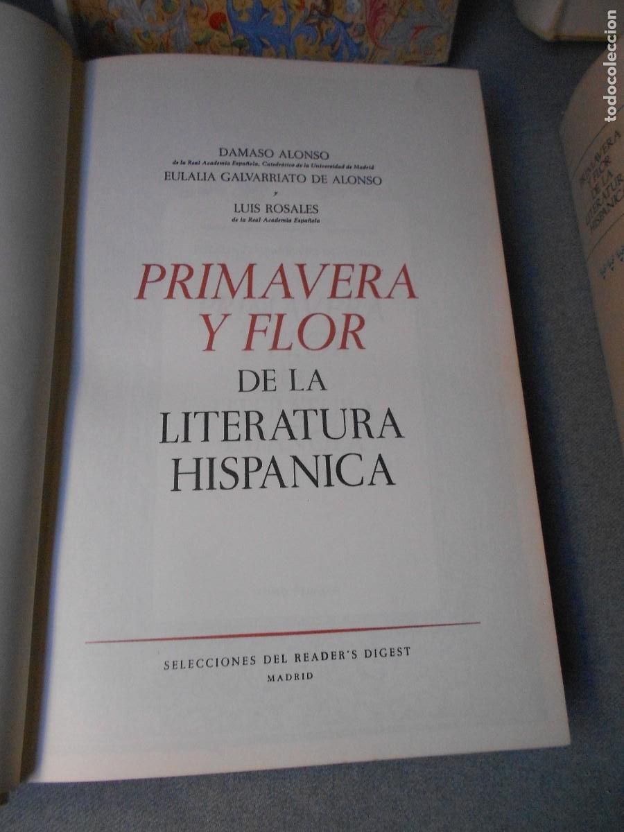 Libros de segunda mano: PRIMAVERA Y FLOR DE LA LITERATURA HISPANICA - Foto 6