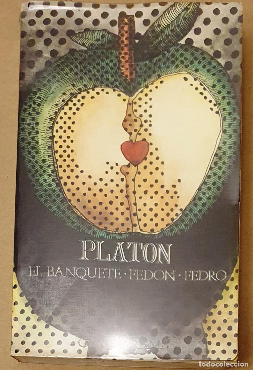 Libros de segunda mano: PLATON. EL BANQUETE, FEDON Y FEDRO. 1979. - Foto 1